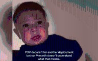 Navy Dad Deployed—Mom Captures Baby’s ‘Heartbreaking’ Realization He’s Gone