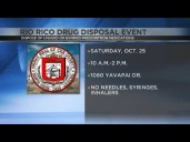 Dispose of unused or expired prescription medications at upcoming event
