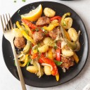 Sheet-Pan Gnocchi with Sausage and Peppers Recipe