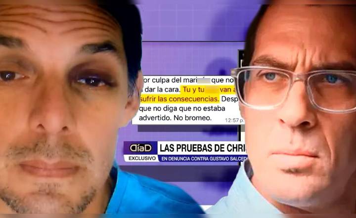 Exponen amenazas de Gustavo Salcedo a esposa de Christian Rodríguez, exproductor de Maju