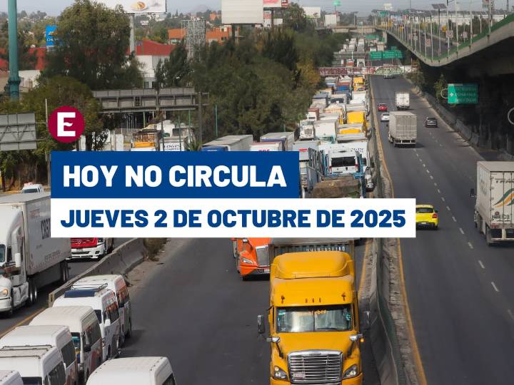 Hoy no Circula del jueves detiene a estos vehículos en CDMX y Edomex
