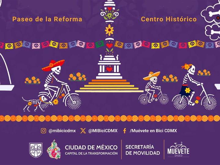 Paseo Nocturno en Bici por Halloween 2025 en CDMX: Fecha y todo sobre el evento