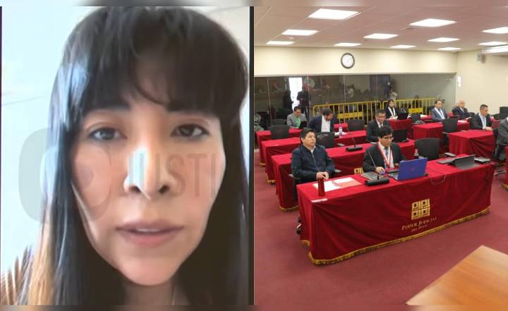 Betssy Chávez aparece desencajada y pide suspender audiencia de juicio: "Me encuentro en atención médica"