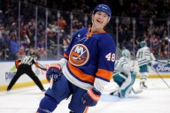 Deadspin | Red Wings get latest crack at slowing Isles' Matthew Schaefer