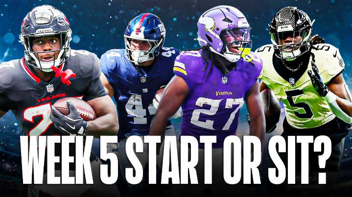 Fantasy Football Week 5 Start ‘Em Sit ‘Em: Running Back