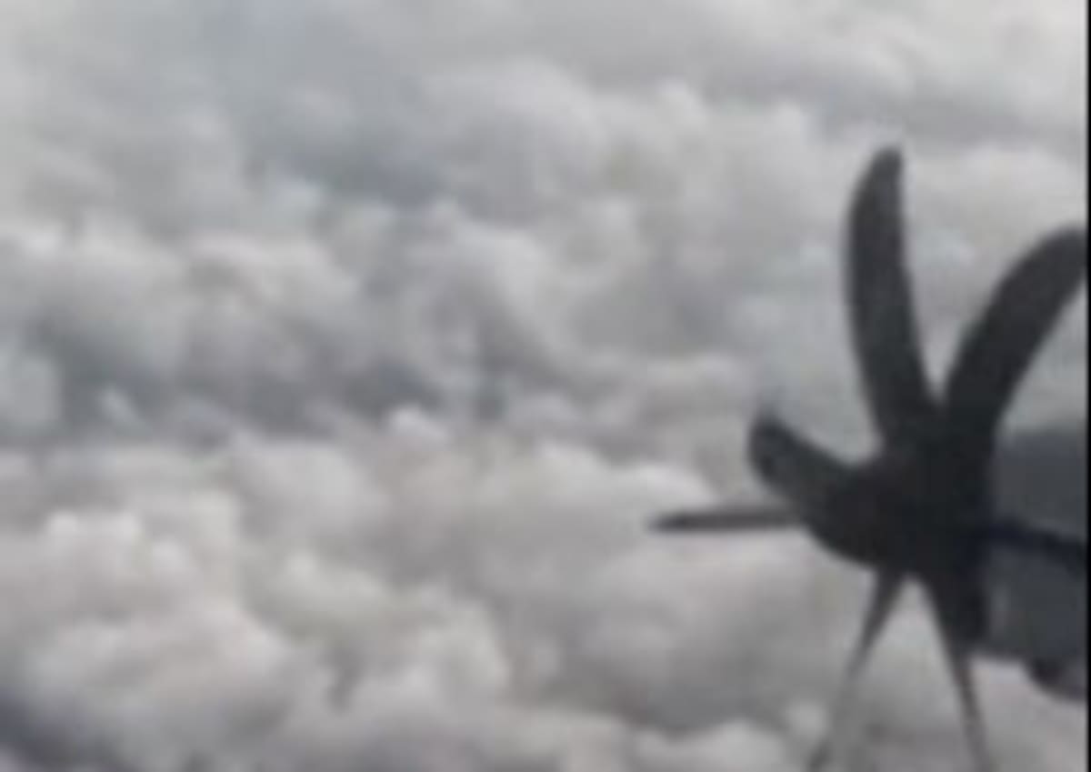 El impresionante video que muestra cómo se ve el ojo del huracán Melissa por dentro