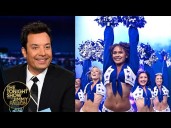 Dallas Cowboys Cheerleaders Perform "Thunderstruck" | The Tonight Show Starring Jimmy Fallon