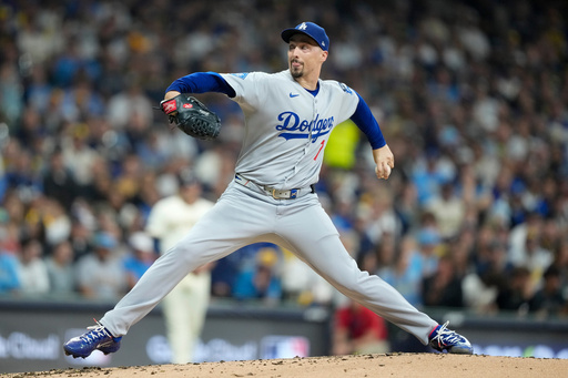 Snell spectacular and Dodgers barely hold on in 9th to beat Brewers 2