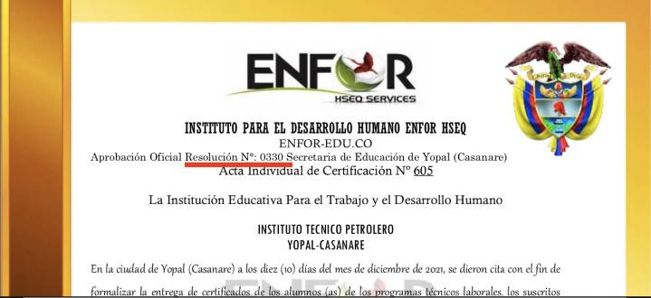 Instituciones de Educación para el Trabajo falsificaron documentos de funcionamiento en Yopal