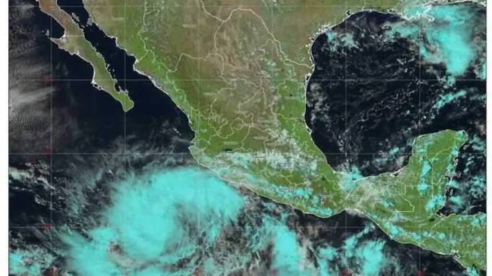 Se forma tormenta Priscila frente a las costas del Pacífico