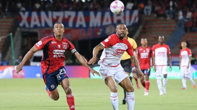 Medellín y Santa Fe no pasaron del empate en un juego suspendido -