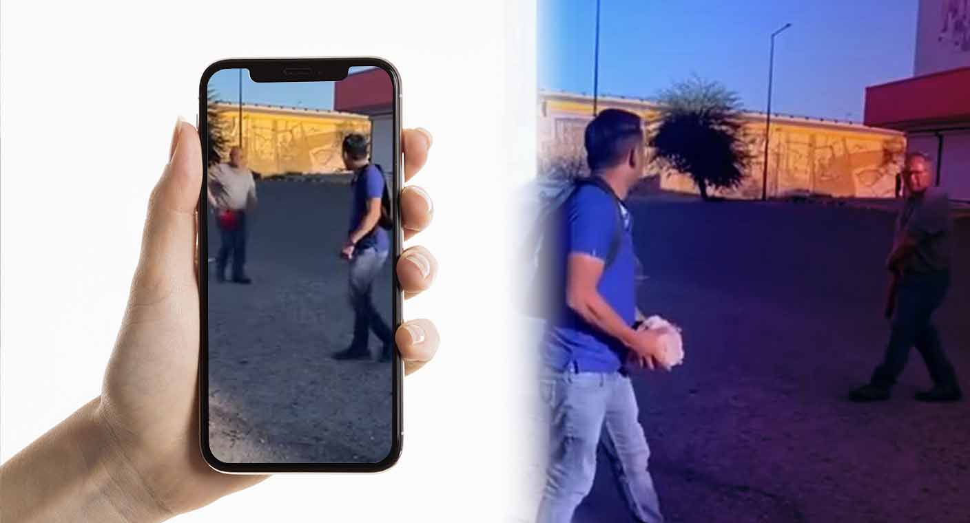 ¡Hubo ‘primer round’! Revelan otro video de pleito que acabó con hombre noqueado por ‘piedrazo’ en Hermosillo