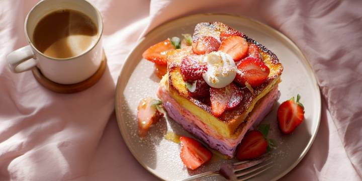Cómo preparar un pan francés de colores, un desayuno fuera de lo tradicional