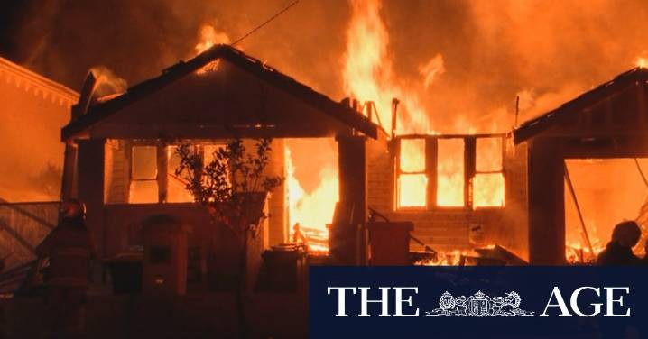 Melbourne homes gutted by fire