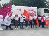 Hace sinergia por campaña rosa Red Ambiental con Guadalupe