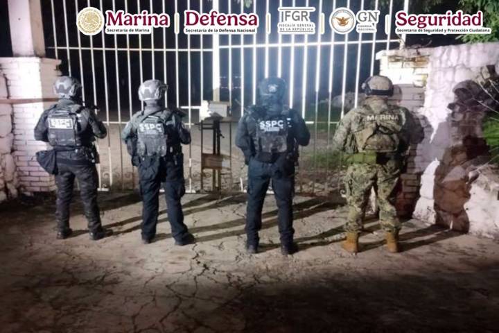 Autoridades federales aseguran armamento y vehículos durante cateos en Veracruz