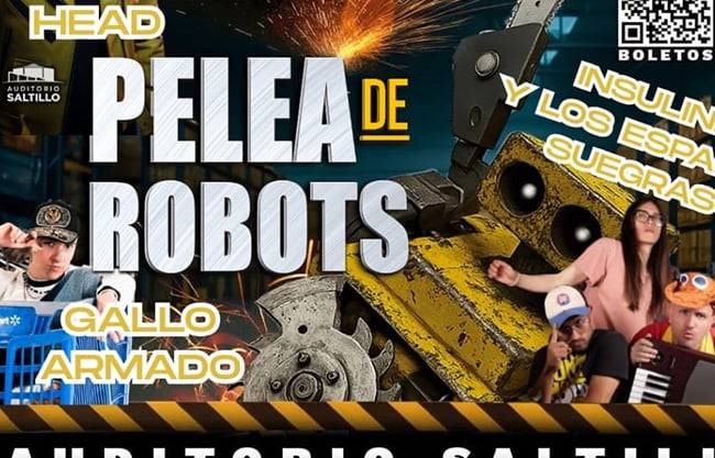 Chispas, acero y talento: vuelve la Pelea de Robots a Saltillo
