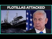 Israeli Forces Try To SABOTAGE Humanitarian Aid Flotillas Headed To Gaza