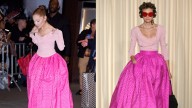 Ariana Grande Thinks Pink in Andreas Kronthaler for Vivienne Westwood