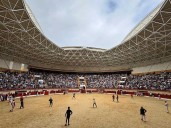 La obra para la instalación de la cubierta de La Montera, en Los Barrios, desde el 10 de noviembre