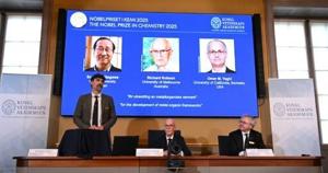 Trio wins chemistry Nobel for new form of molecular architecture