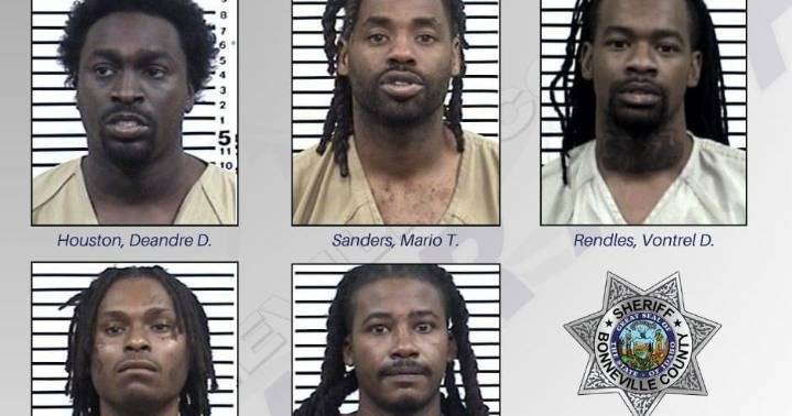 5 men arrested in Ammon for running multiple scams