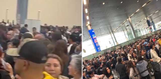 Largas filas en Aeropuerto el Dorado por demoras en Migración: pasajeros denuncian pérdida de vuelos