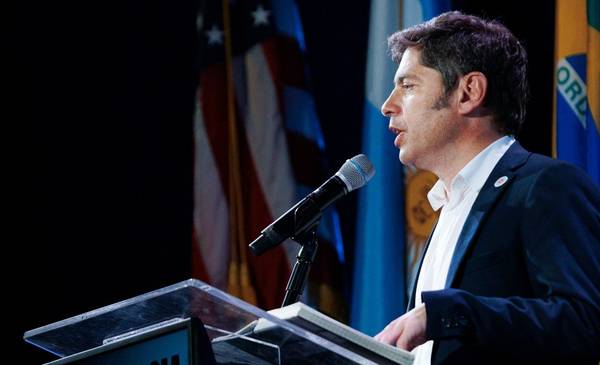 Kicillof contestó a la frase de Trump con un pedido: "Hay que ponerle un freno a Milei"