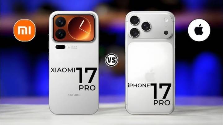 Xiaomi 17 Pro vs iPhone 17 Pro: duelo de gigantes tecnológicos -