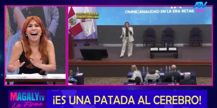 Magaly Medina se burla del discurso de Gisela Valcárcel en la CCL: “Le regalo una chela a quien la traduzca”