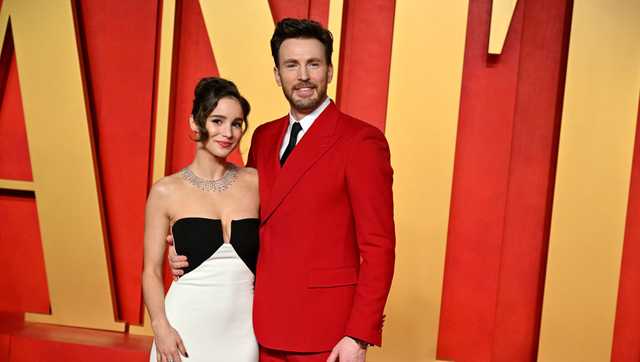 Chris Evans and wife Alba Baptista welcome first child