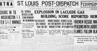 See the Oct. 8, 1925, front page: Explosion in Laclede Gas Building; scores reported hurt