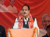 This election clearly shows 'vikas' with NDA...: Nadda