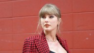 Taylor Swift showcases her tiny waist in fitted strapless look in stunning TV appearance