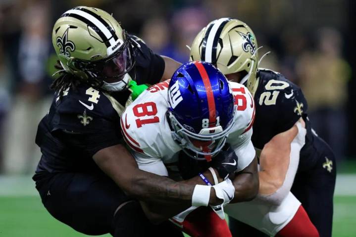 Giants' Beaux Collins vows to learn from route