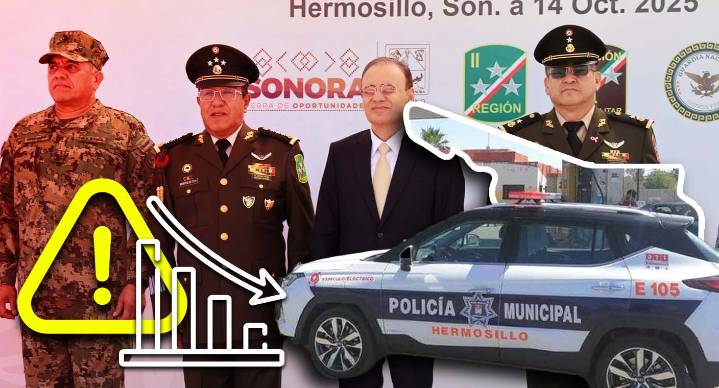 Hermosillo, Nogales y Cajeme registran descenso en percepción de inseguridad según cifras del Inegi, destaca Alfonso Durazo