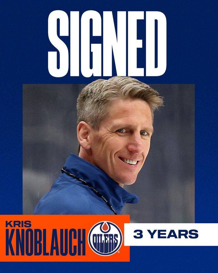 Edmonton Oilers sign head coach to three