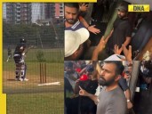 Watch: Mumbai turns into madness as Rohit Sharma hits nets at Shivaji Park