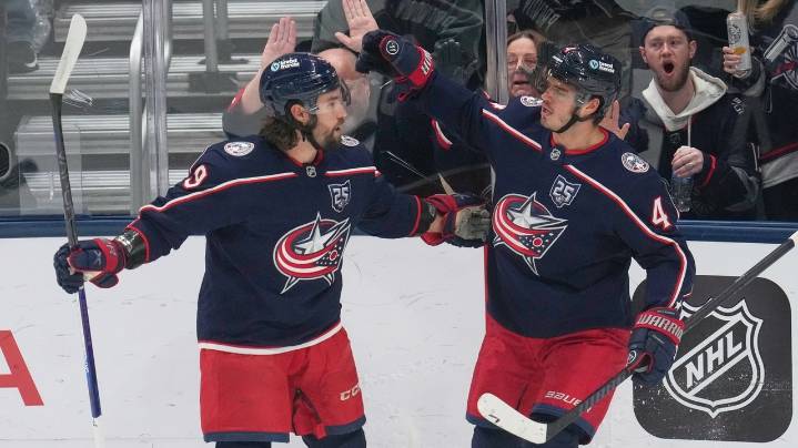 Sillinger, Olivier lead Blue Jackets to 6-3 win over Maple Leafs for third straight win