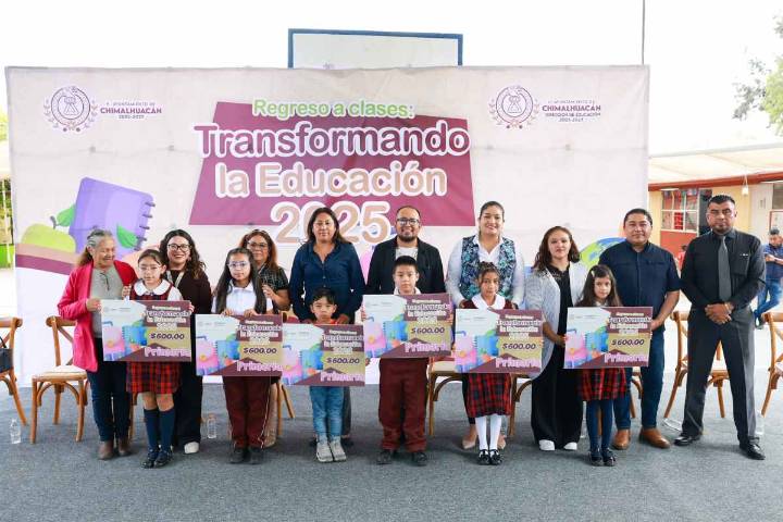 Más de 10 mil familias de Chimalhuacán reciben apoyo para fortalecer la educación de sus hijos