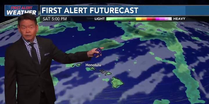 First Alert Forecast: More showers, chance of thunderstorms in the week ahead