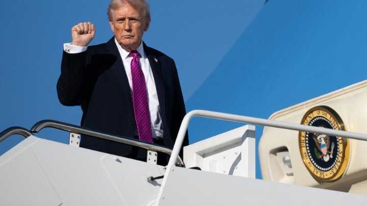 Trump hace escala en Qatar antes de iniciar su gira oficial por Asia
