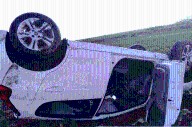 Accidente en el departamento Diamante dejó a conductor con traumatismos