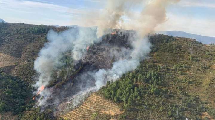 El Infoex interviene en 17 incendios forestales esta semana, que han afectado a unas 18 hectáreas