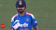 Virat Kohli with a cheeky smile after scoring first run of ODI series; gets standing reception in Sydney