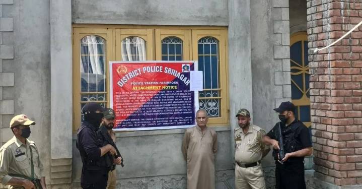 Srinagar Police Attach Property Worth Rs 2 Crore Belonging to Designated Terrorist