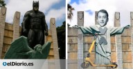 Una estatua de Batman o del alcalde en patineta: las propuestas ciudadanas para sustituir el monumento a Franco en Santa Cruz de Tenerife