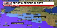 First Alert Forecast: Frosty mornings ahead