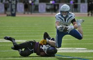 Surging St. Mary's football handles Mount Saint Joseph, 20