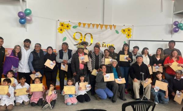 Escuela 118 de Aldea El Mirasol celebró sus 90 años